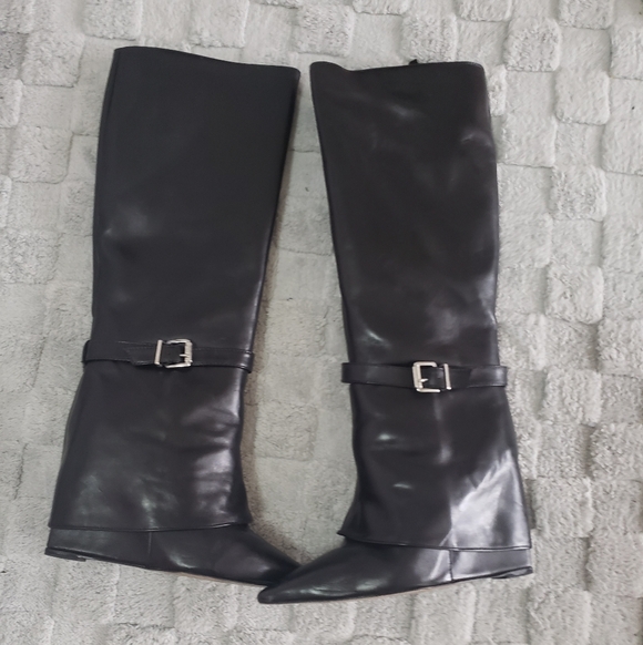 SCHUTZ Black Leather Boots - Picture 7 of 12